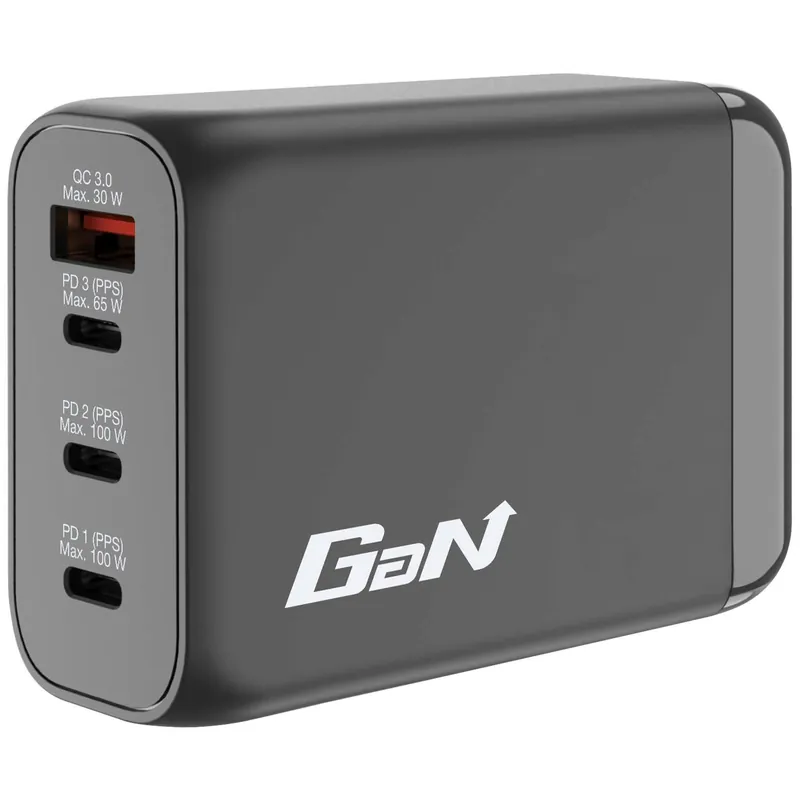 4端口100W PD 3.0 & QC 3.0 GaN旅行充電器