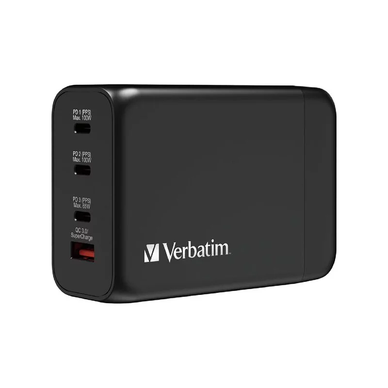 4 Port 200W PD 3.0 & QC 3.0 GaN充電器 (附AC電源線)