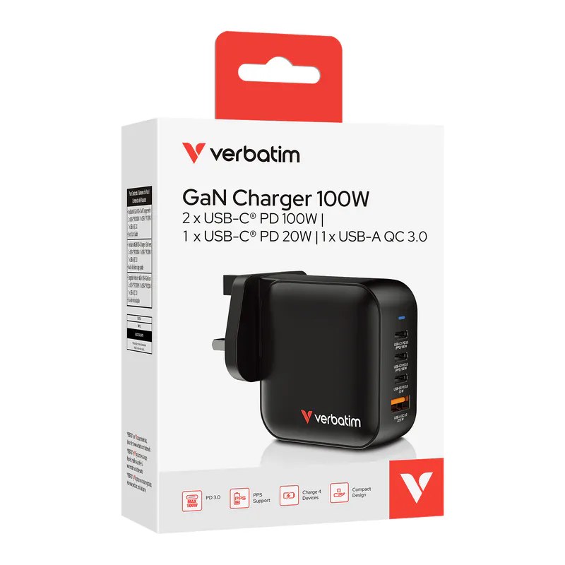 100W GaN 充電器 (MGaN100-4)