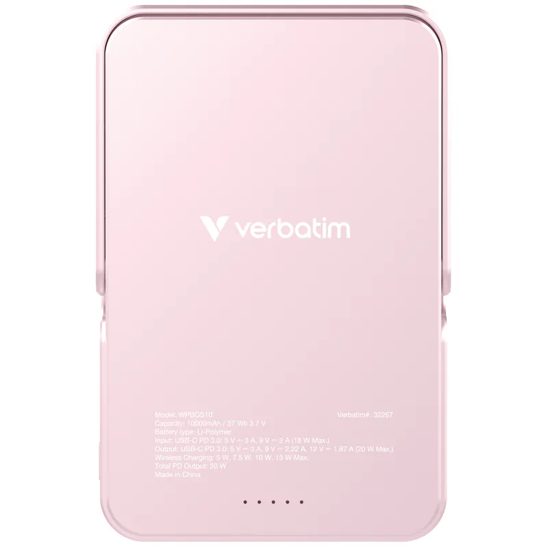 Charge 'n' Go 10000mAh 磁吸無線流動充電池 (WPBGS10)