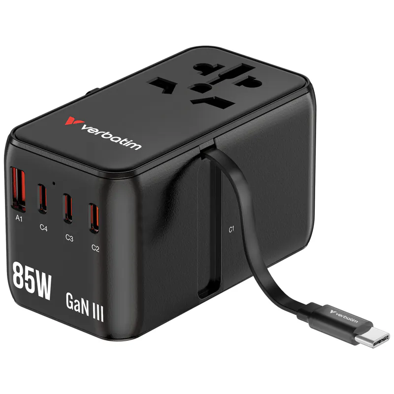 Charge 'n' Travel 85W 通用旅行轉插連伸縮充電線 (CNT-02)