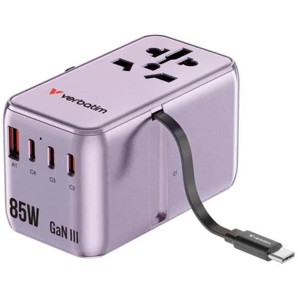 Charge 'n' Travel 85W 通用旅行轉插連伸縮充電線 (CNT-02)：圖片 2