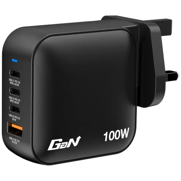 100W GaN 充電器 (MGaN100-4)：圖片 2