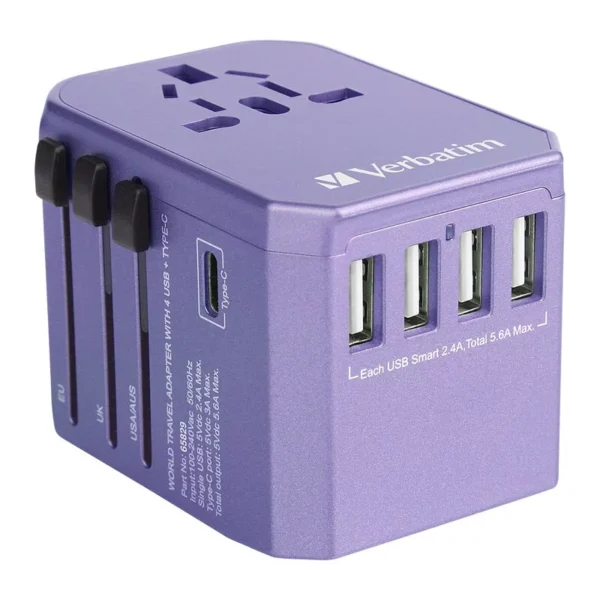 5 Port 5.6A通用旅行轉插：圖片 2