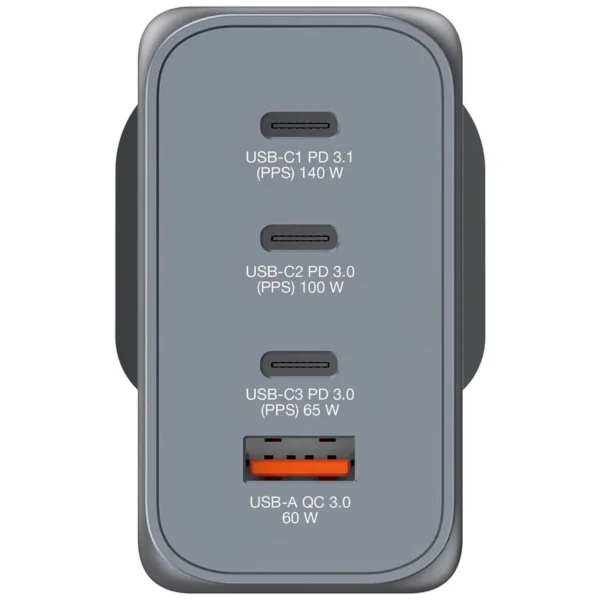 4端口240W GaN插牆式充電器 (GNC-240U)：圖片 3