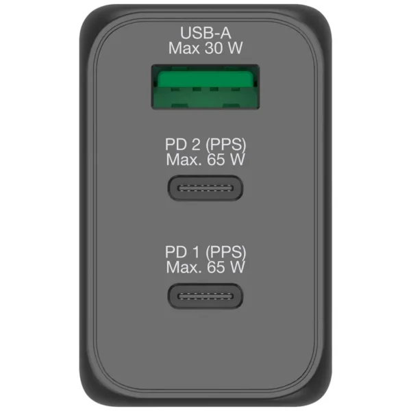3 端口 65W PD 3.0 和 QC 3.0 GaN旅行充電器：圖片 3