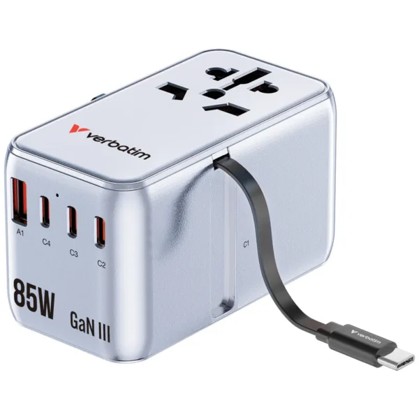Charge 'n' Travel 85W 通用旅行轉插連伸縮充電線 (CNT-02)：圖片 4