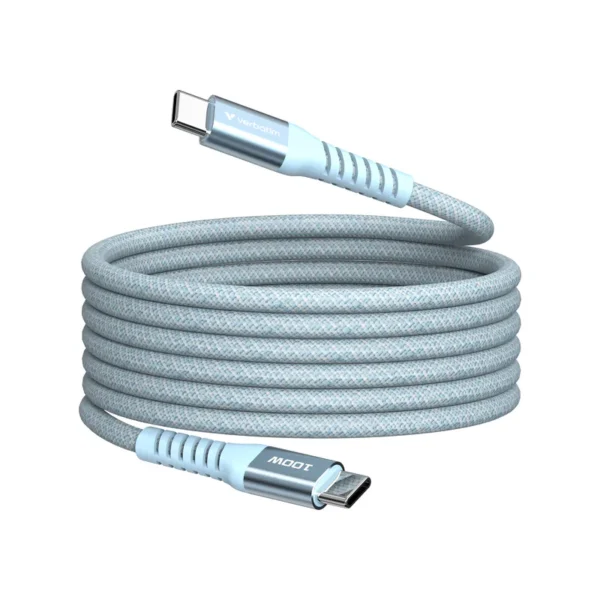 100W USB-C 至 USB-C 磁吸充電傳輸線 (SCC2-CCM100)：圖片 4