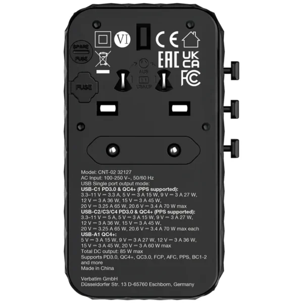 Charge 'n' Travel Diamond 85W 通用旅行轉插連伸縮充電線 (CNT-02)：圖片 5