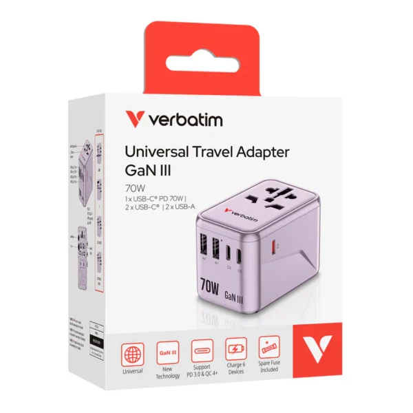 GaN III 70W 通用旅行轉插 (UTA-09)：圖片 5