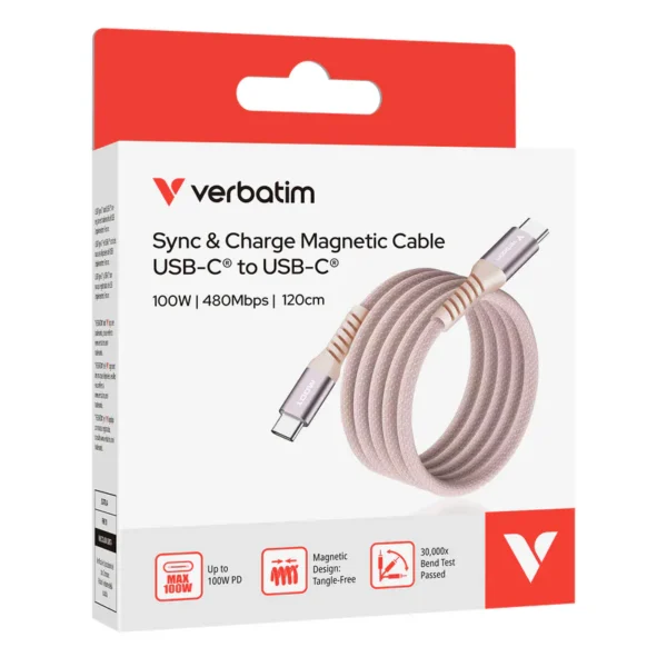 100W USB-C 至 USB-C 磁吸充電傳輸線 (SCC2-CCM100)：圖片 7