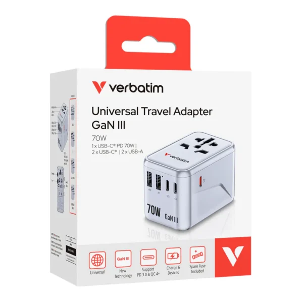 GaN III 70W 通用旅行轉插 (UTA-09)：圖片 7