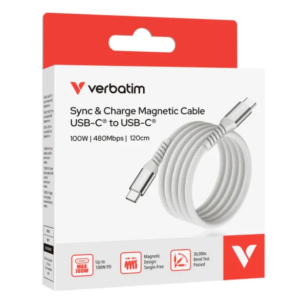100W USB-C 至 USB-C 磁吸充電傳輸線 (SCC2-CCM100)：圖片 9