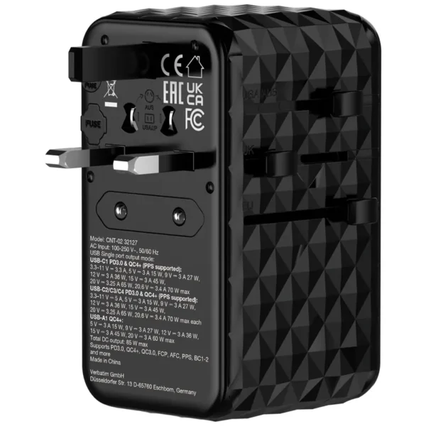 Charge 'n' Travel Diamond 85W 通用旅行轉插連伸縮充電線 (CNT-02)：圖片 9